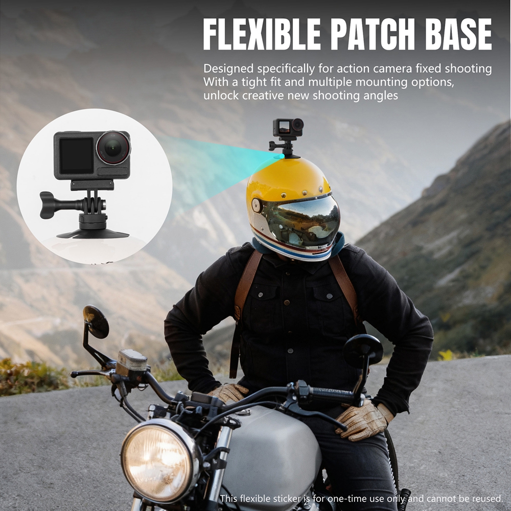 flat black motorcycle helmet is sticky HJC i11 Semi-Flat XL Black and white design Washable if it gets dirty Camera Gopro Helmet Sticky Mount