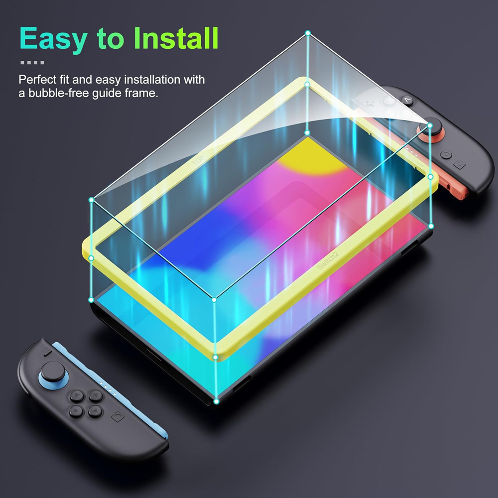 thumbnail image 2 of FR-TEC Switch 2 Anti Blue Light Tempered Glass - Gamebreaker 2 of 9