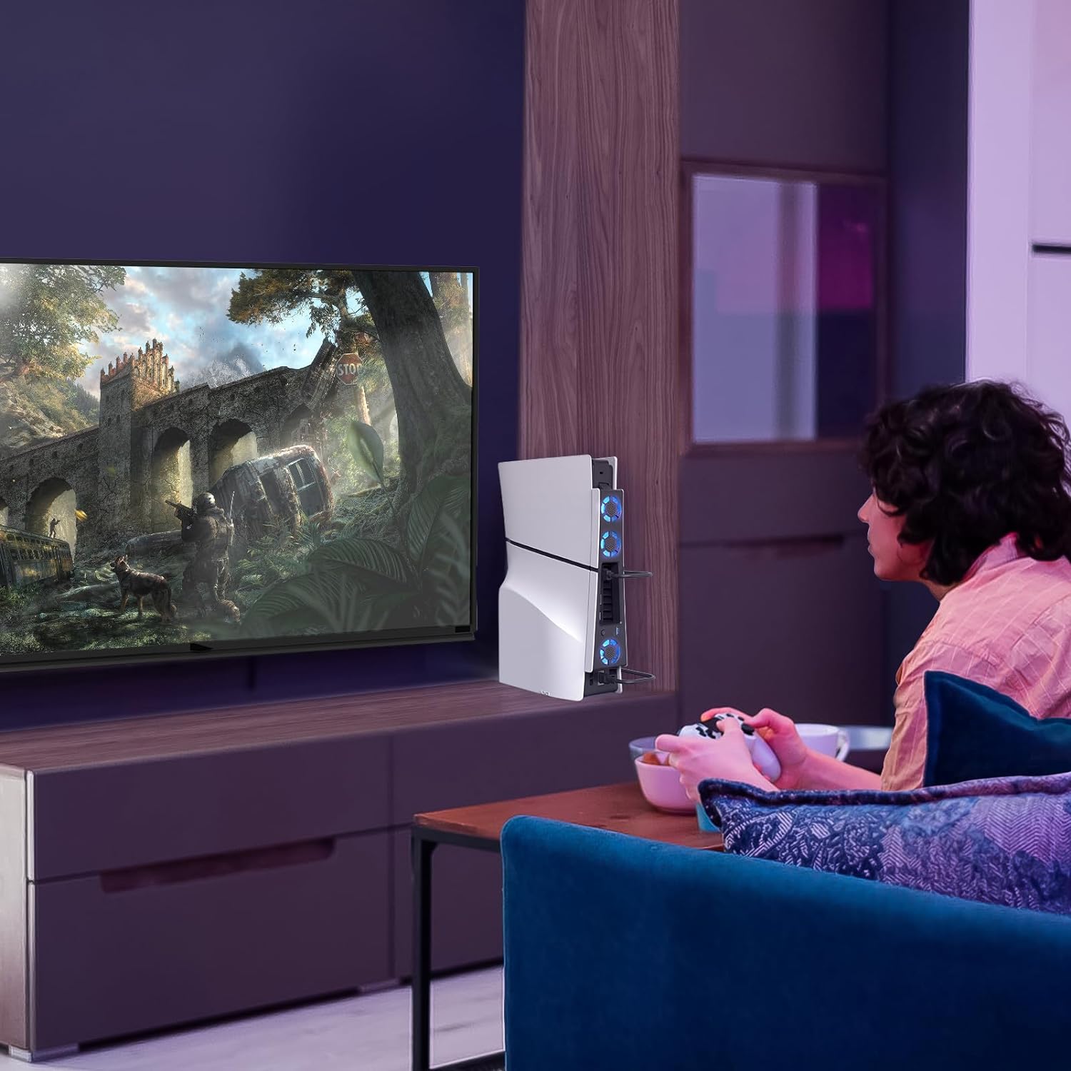 Ventola Di Raffreddamento Esterna Per Sony PlayStation 5 Slim – Accessorio Nero, Nuovo E In Confezione