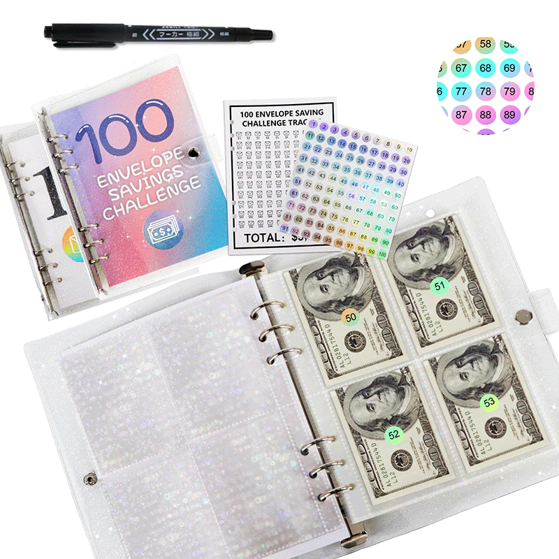 100 Envelope Saving Challenge – Budget With Milly